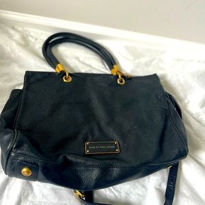 Marc Jacobs soft leather black handbag